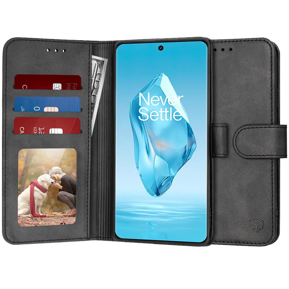 Techsuit – Diary Book puzdro na OnePlus 12R – čierne KF2321228