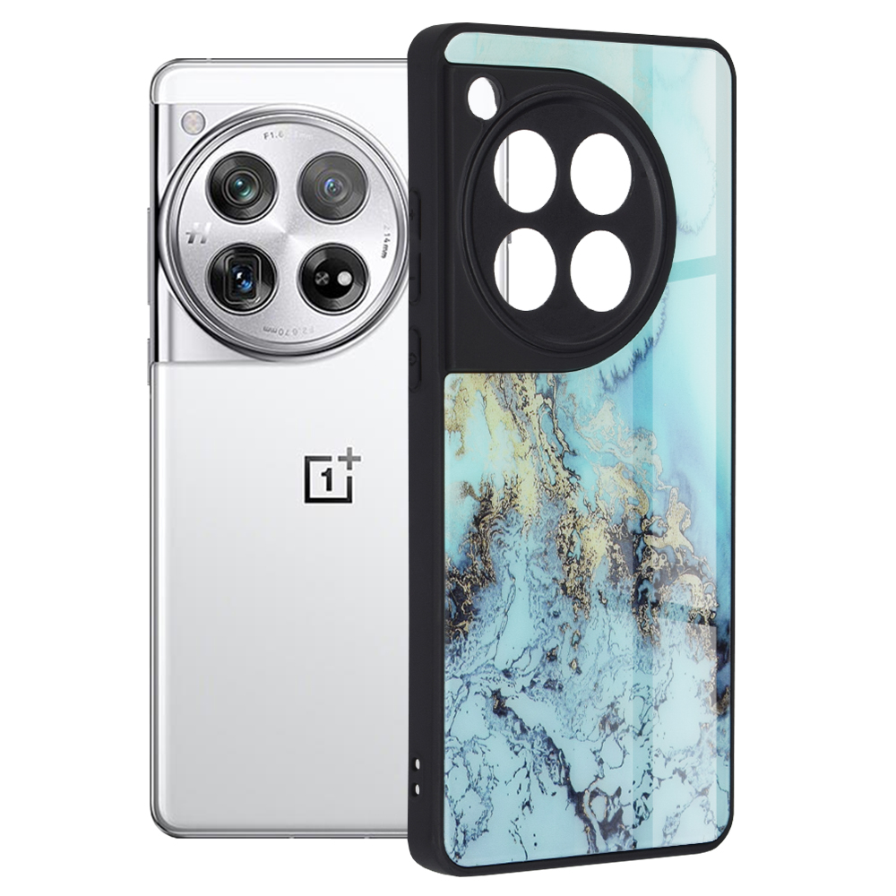 Techsuit – Glaze Series puzdro na OnePlus 12 – oceánska modrá KF2323866