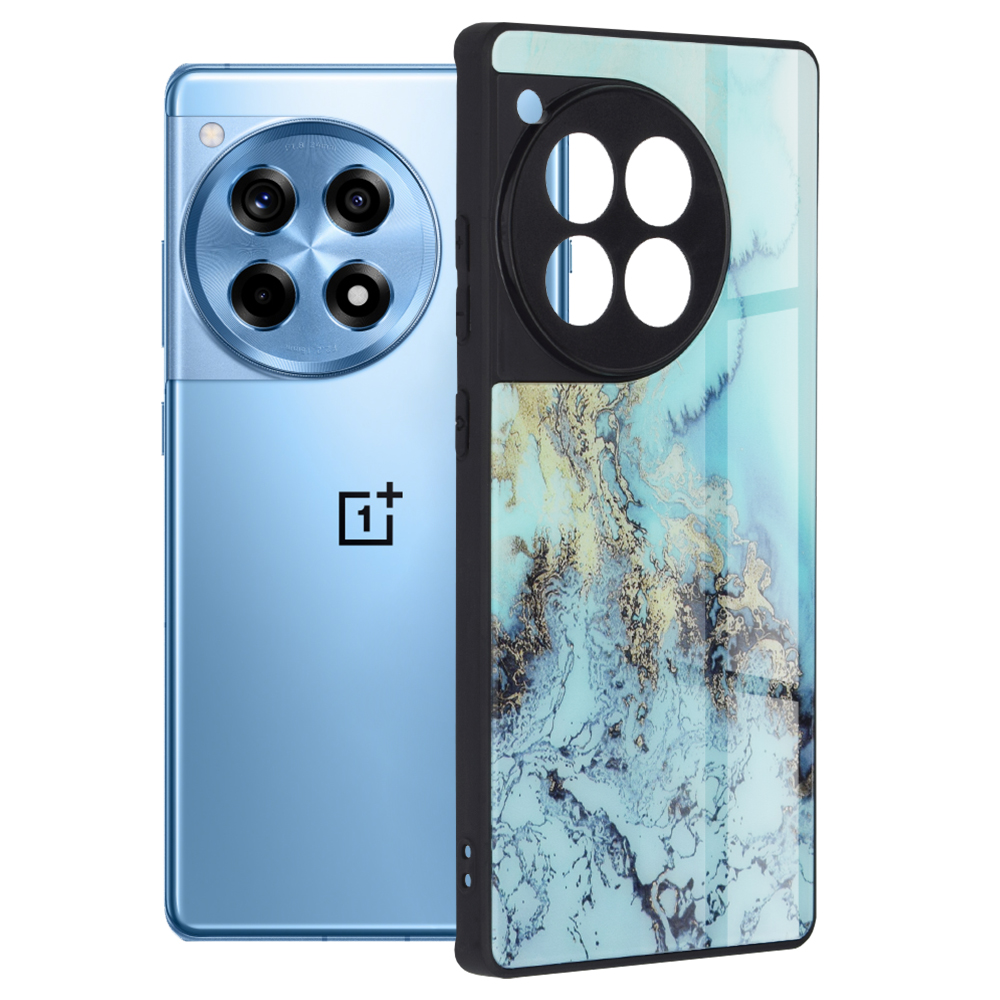 Techsuit – Glaze Series puzdro na OnePlus 12R – oceánska modrá KF2323874