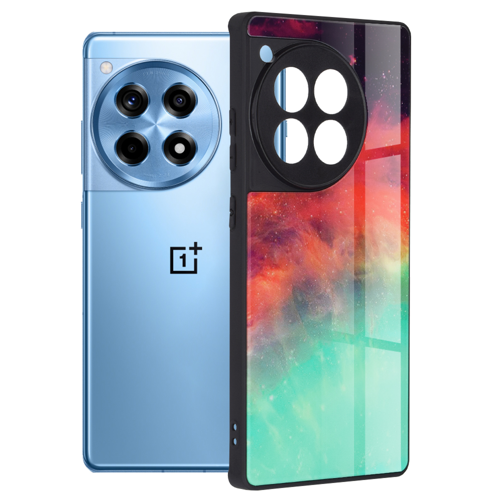 Techsuit – Glaze Series puzdro na OnePlus 12R – ohnivý oceán KF2323875
