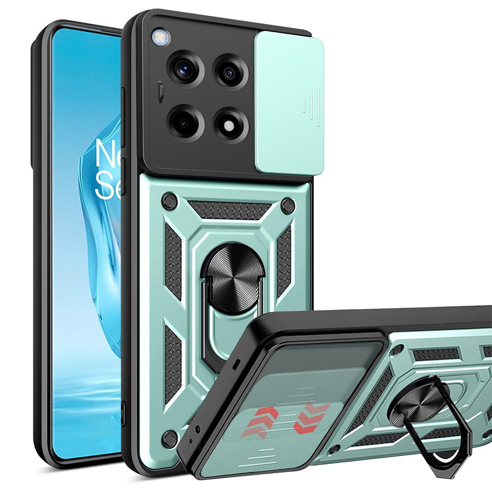 Techsuit – CamShield Series puzdro na OnePlus 12R – zelené KF2327566