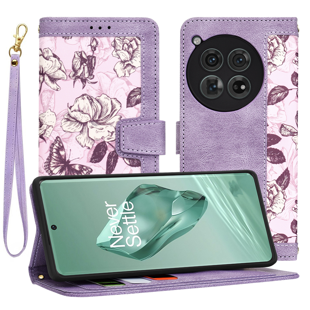 Techsuit – FlipCraft puzdro na OnePlus 12 – Mysterious Purple KF2328701