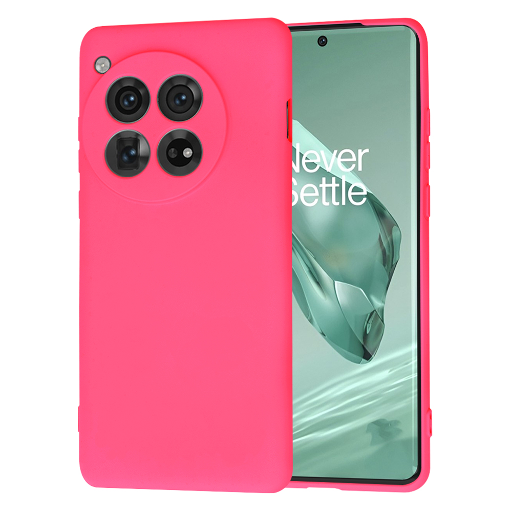 Techsuit – SoftFlex puzdro na OnePlus 12 – sýto ružové KF2329040