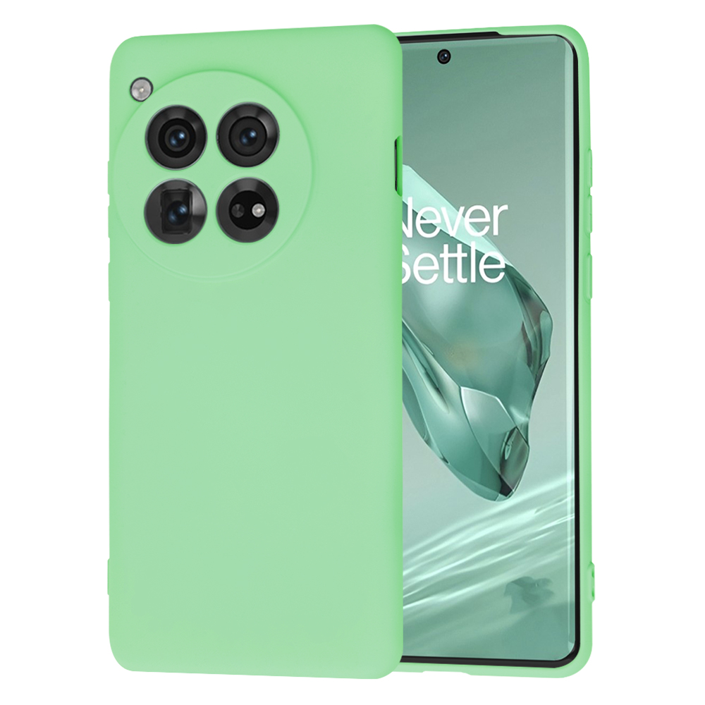 Techsuit – SoftFlex puzdro na OnePlus 12 – mätovo zelené KF2329044