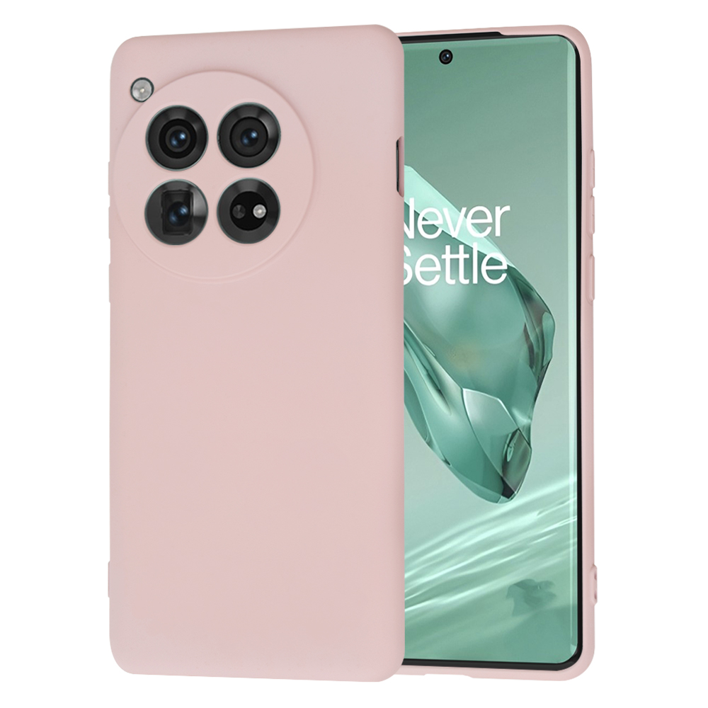Techsuit – SoftFlex puzdro na OnePlus 12 – pieskovo ružové KF2329045