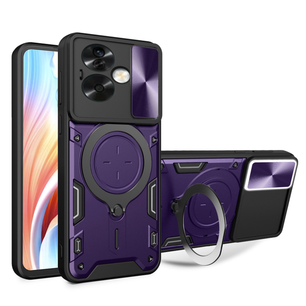 Techsuit – CamGuard Pro puzdro na Oppo A79 5G / OnePlus Nord N30 SE – fialové KF2331770