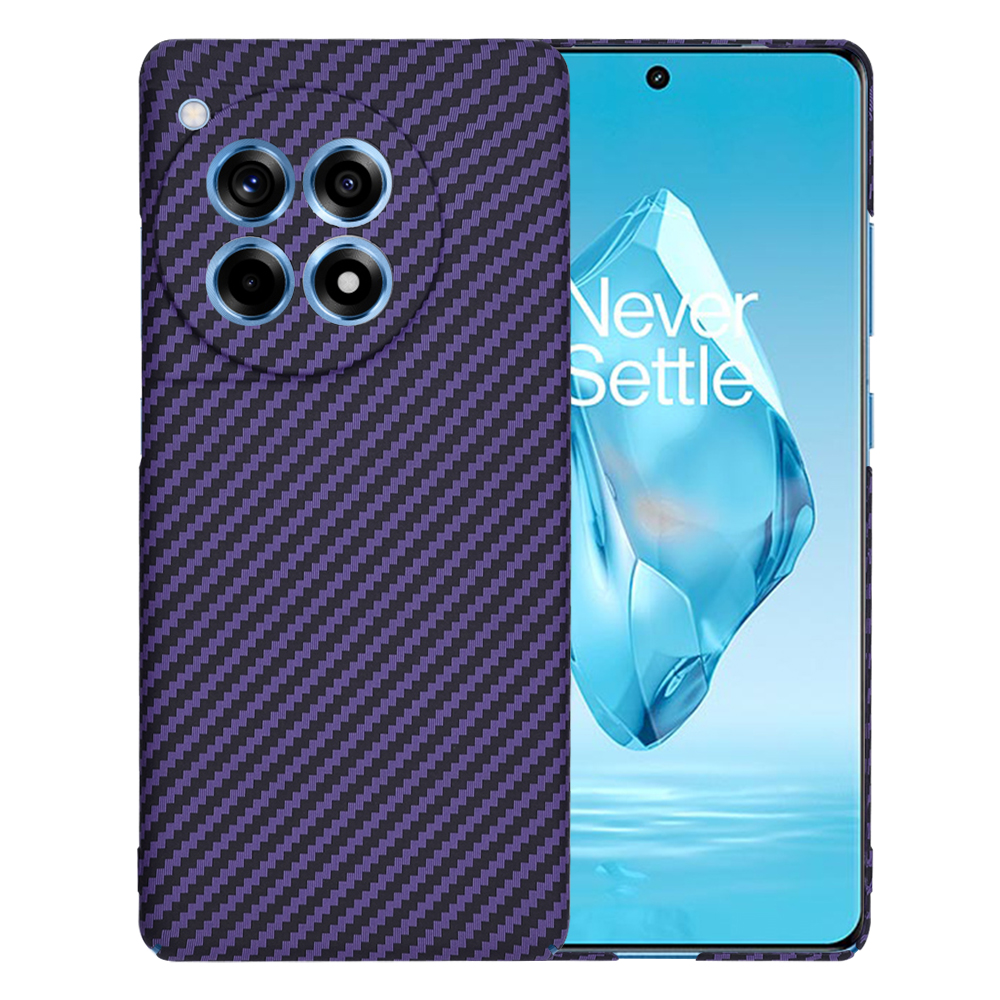 Techsuit – Carbonite FiberShell puzdro na OnePlus 12R – fialové KF2332873