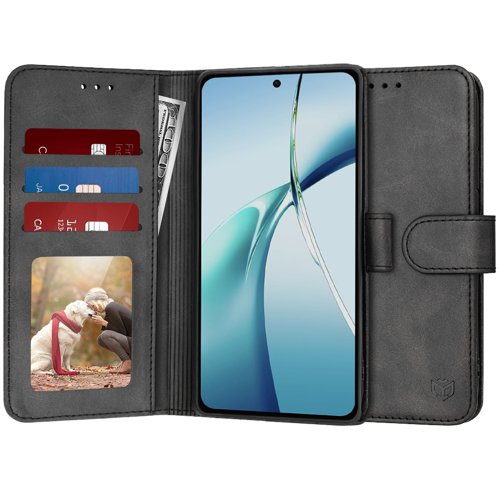 Techsuit – Diary Book puzdro na OnePlus Nord CE4 Lite – čierne KF2333088