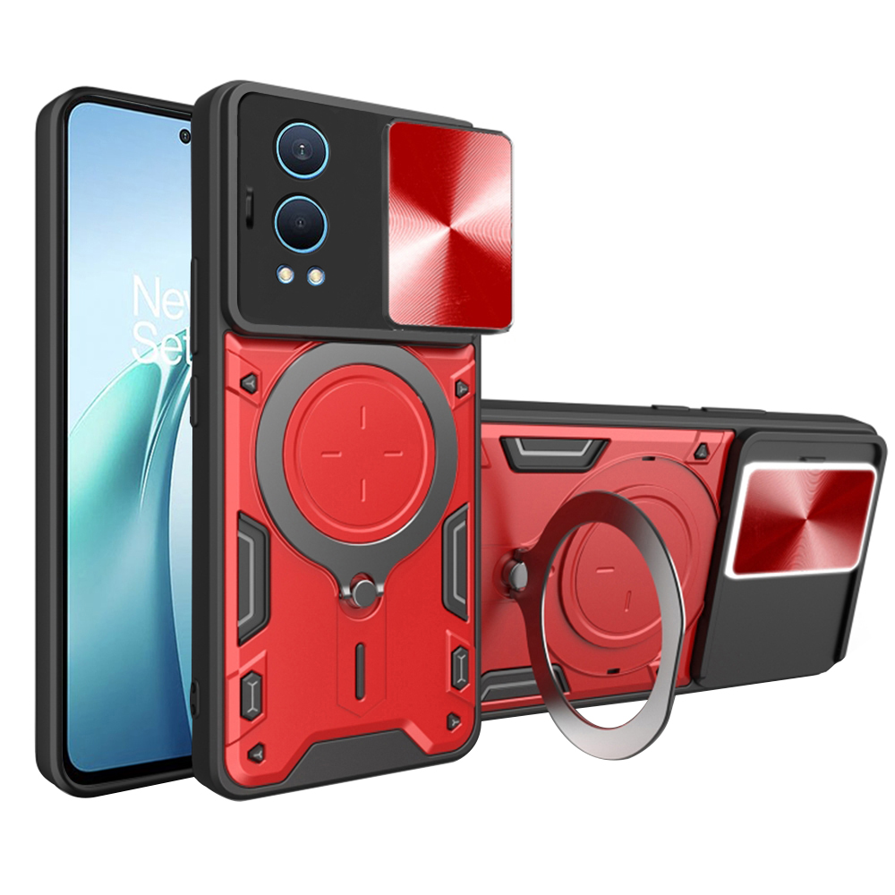 Techsuit – CamGuard Pro puzdro na OnePlus Nord CE4 Lite – červené KF2333105