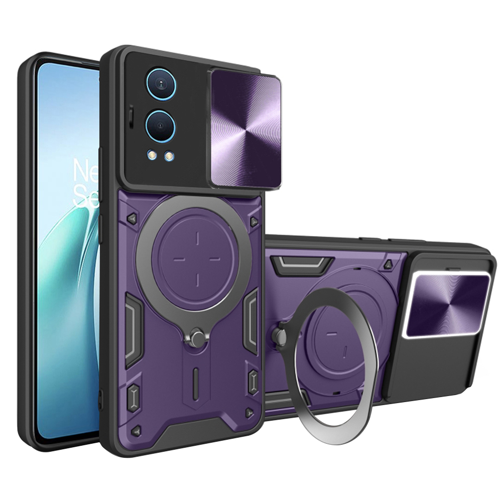 Techsuit – CamGuard Pro puzdro na OnePlus Nord CE4 Lite – fialové KF2333107