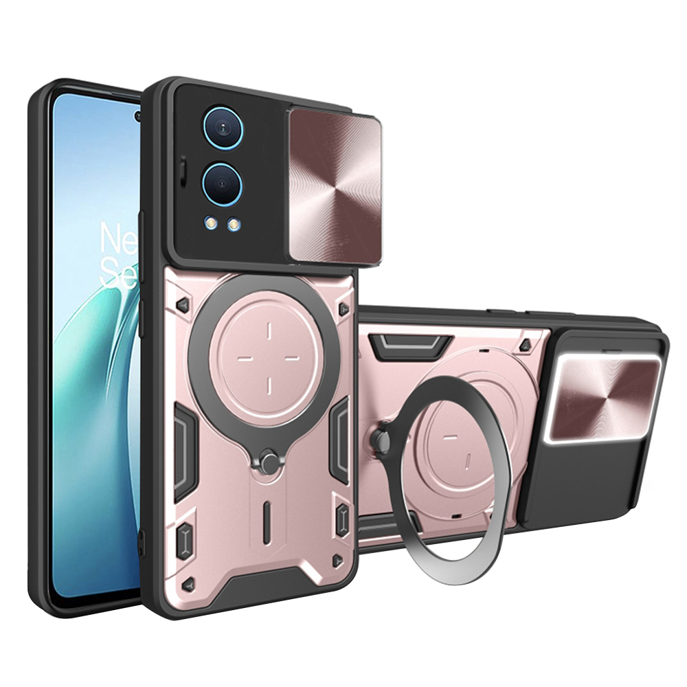 Techsuit – CamGuard Pro puzdro na OnePlus Nord CE4 Lite – ružovo-zlaté KF2333108