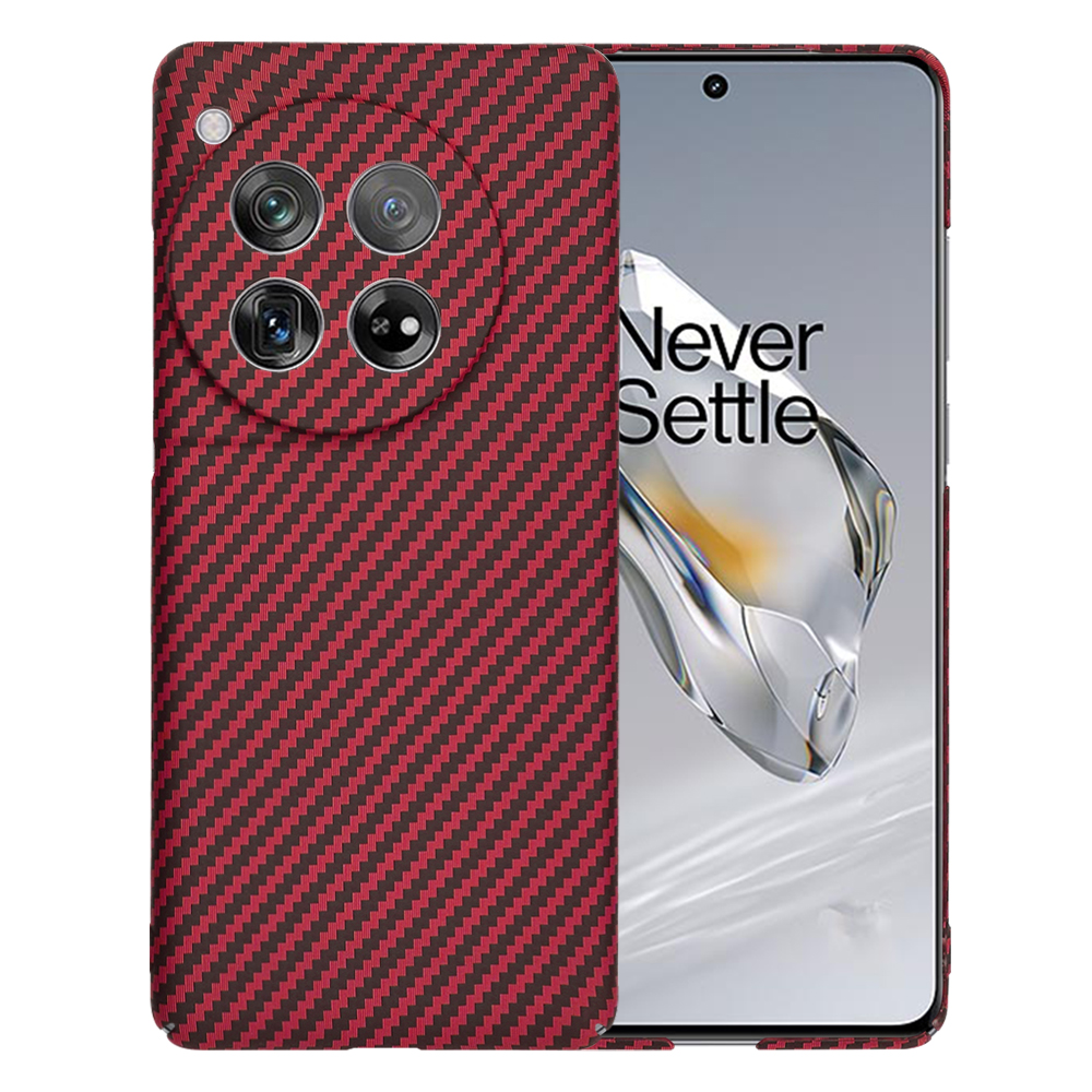 Techsuit – Carbonite FiberShell puzdro na OnePlus 12 – červené KF2333845