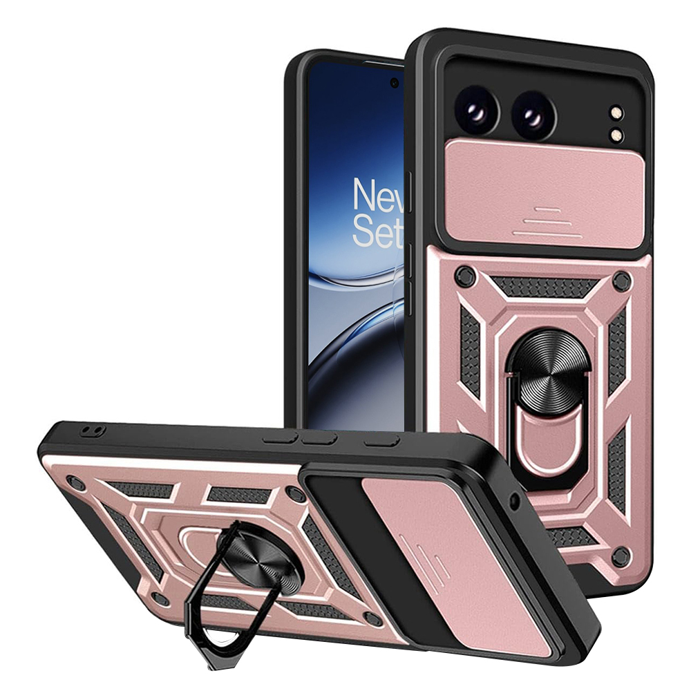 Techsuit – CamShield Series puzdro na OnePlus Nord 4 – ružovo-zlaté KF2337825