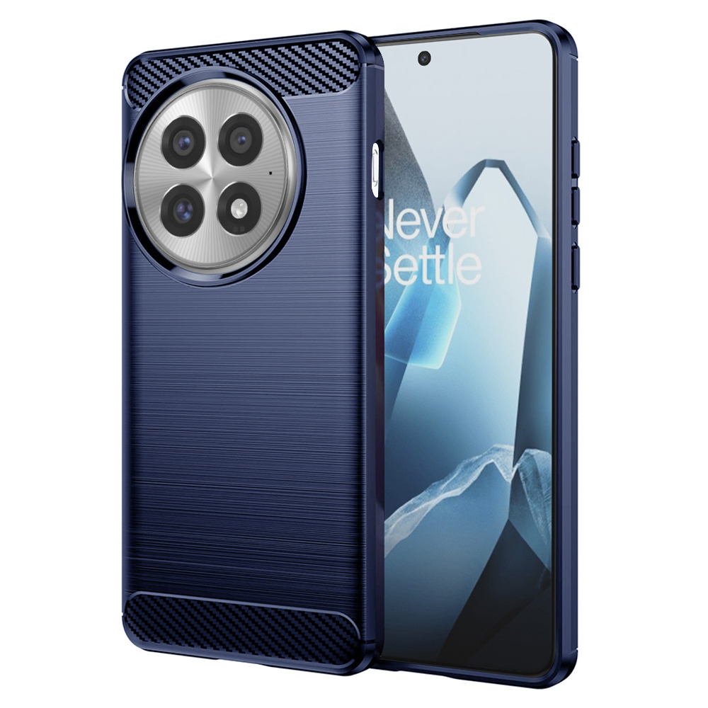 Techsuit – Carbon Silicone puzdro na OnePlus 13 – modré KF2342033