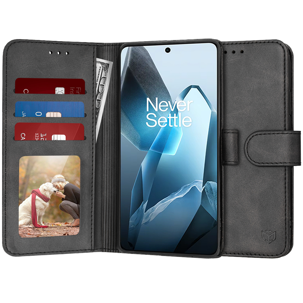 Techsuit – Diary Book puzdro na OnePlus 13 – čierne KF2342009