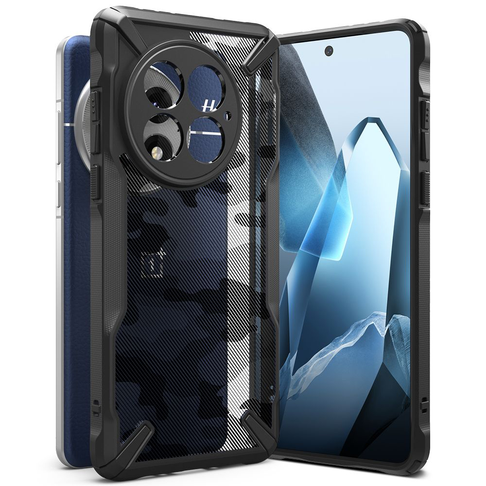 Ringke – Fusion X Design puzdro na OnePlus 13 – camo čierne KF2344057