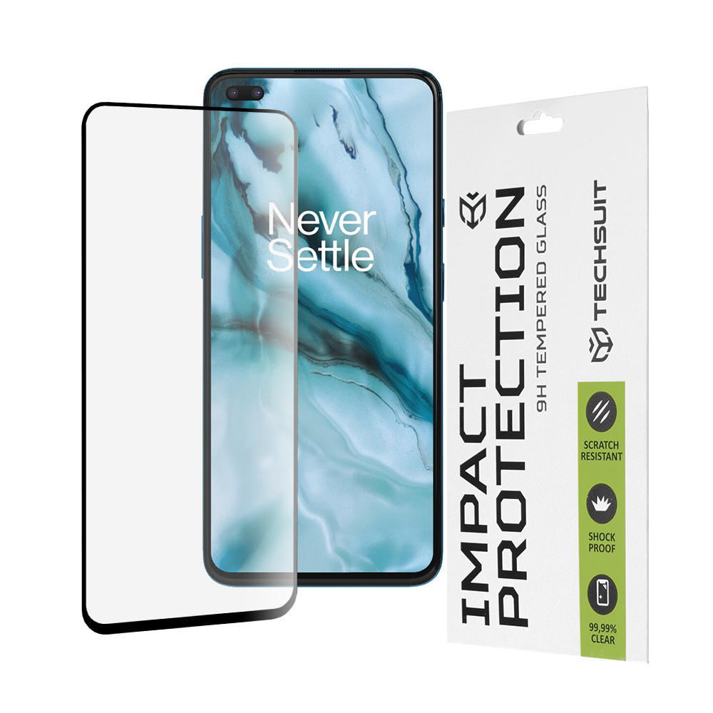 Techsuit – 111D Full Cover tvrdené sklo s celoplošným lepením na OnePlus Nord 5G – čierne KF2344993