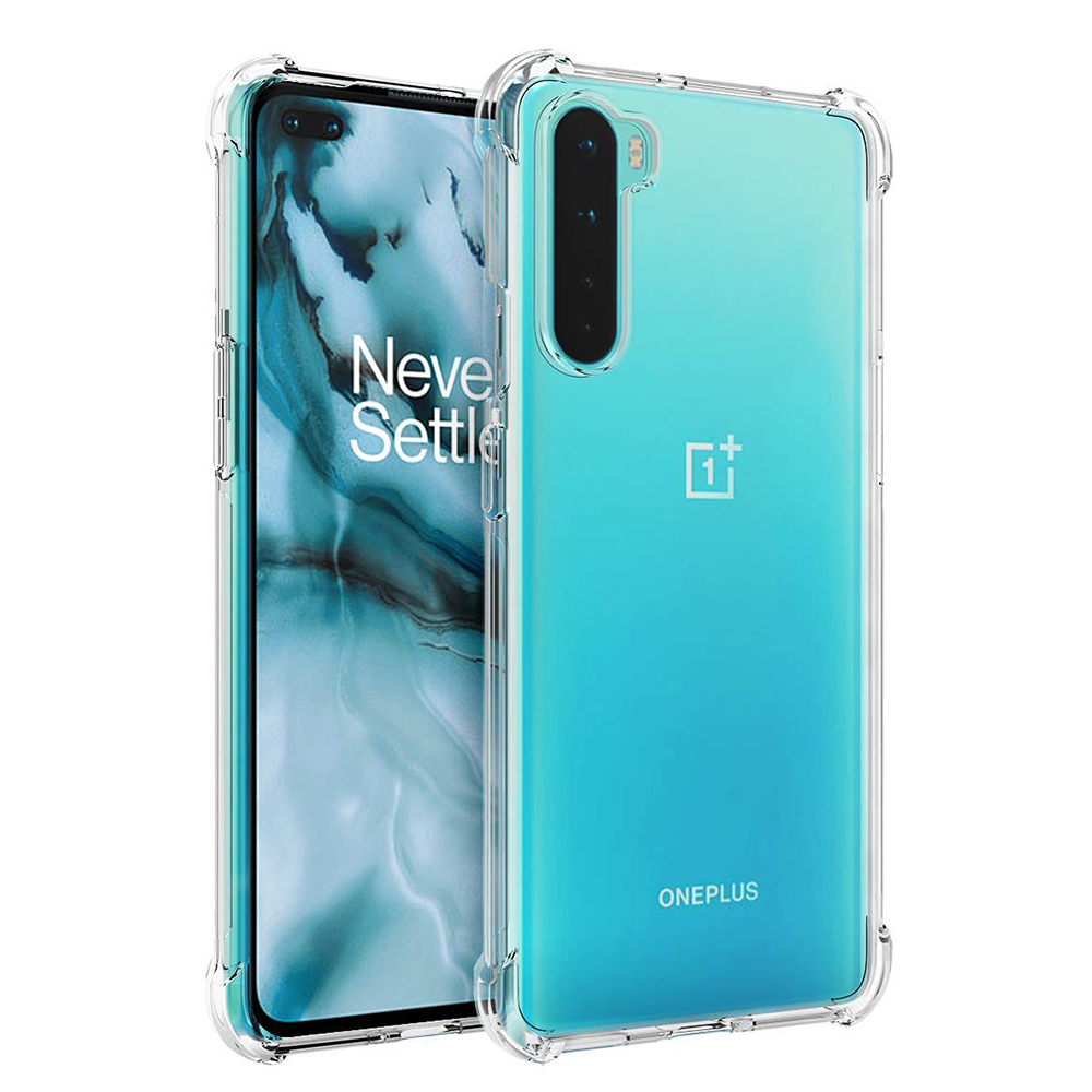 Techsuit – Shockproof Clear Silicone puzdro na OnePlus Nord 5G – číre KF2344923
