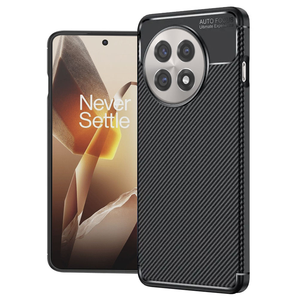 Techsuit – CarbonFiber puzdro na OnePlus 13R – čierne KF2346133