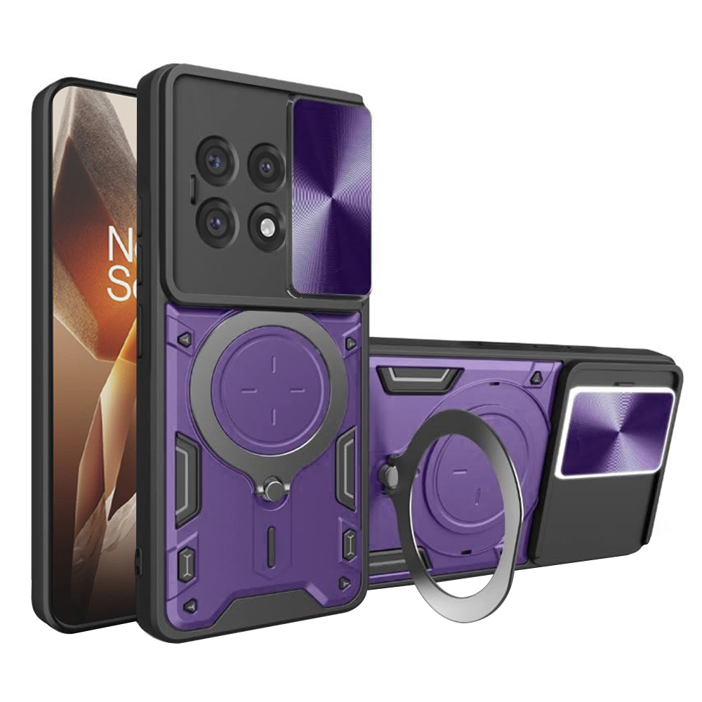 Techsuit – CamGuard Pro puzdro na OnePlus 13R – fialové KF2346154