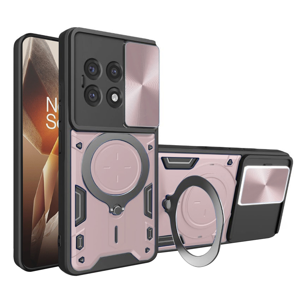 Techsuit – CamGuard Pro puzdro na OnePlus 13R – ružovo-zlaté KF2346155