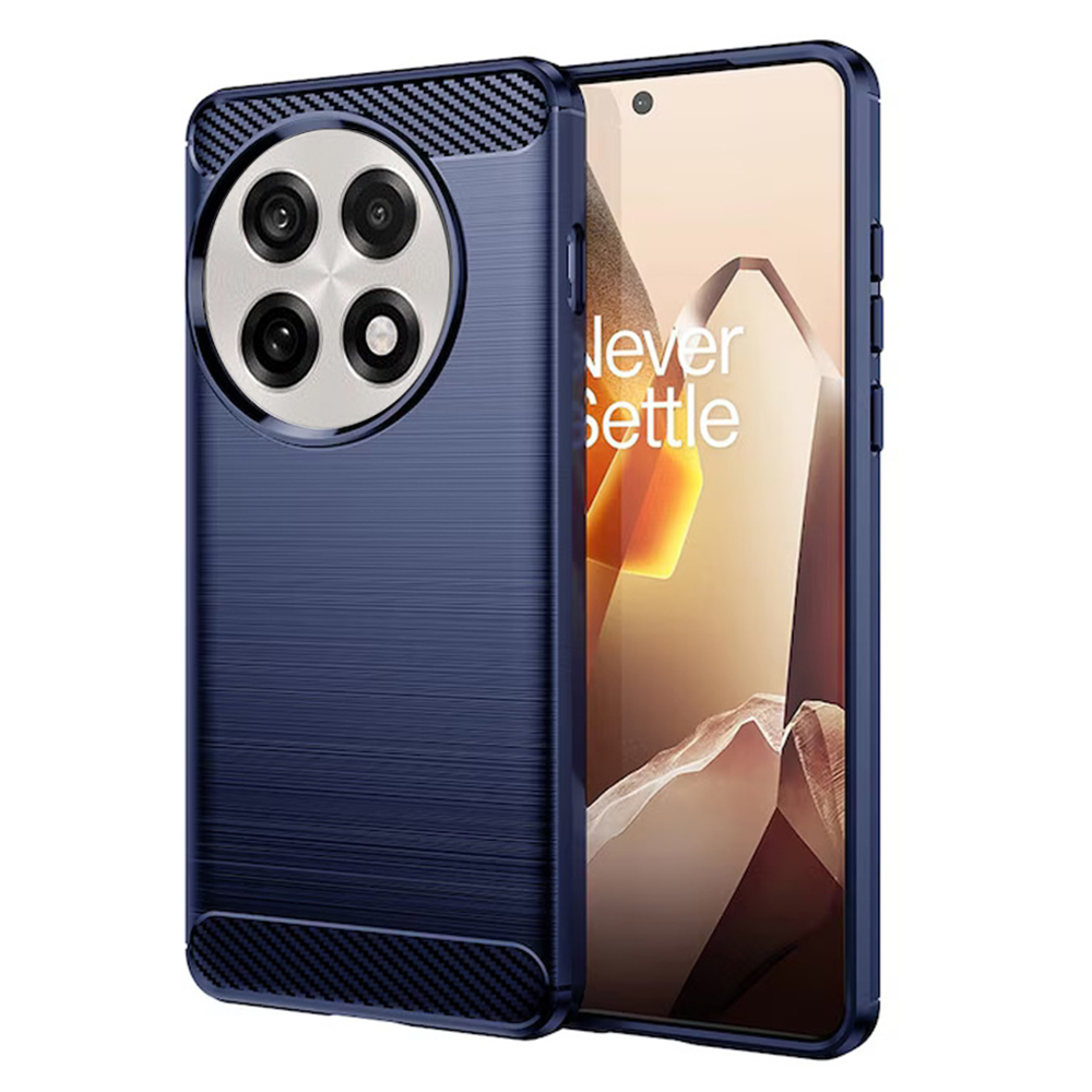 Techsuit – Carbon Silicone puzdro na OnePlus 13R – modré KF2346145