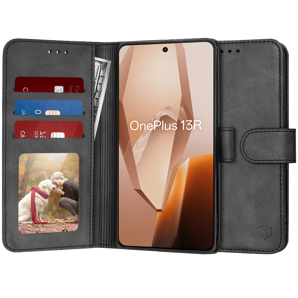 Techsuit – Diary Book puzdro na OnePlus 13R – čierne KF2346138