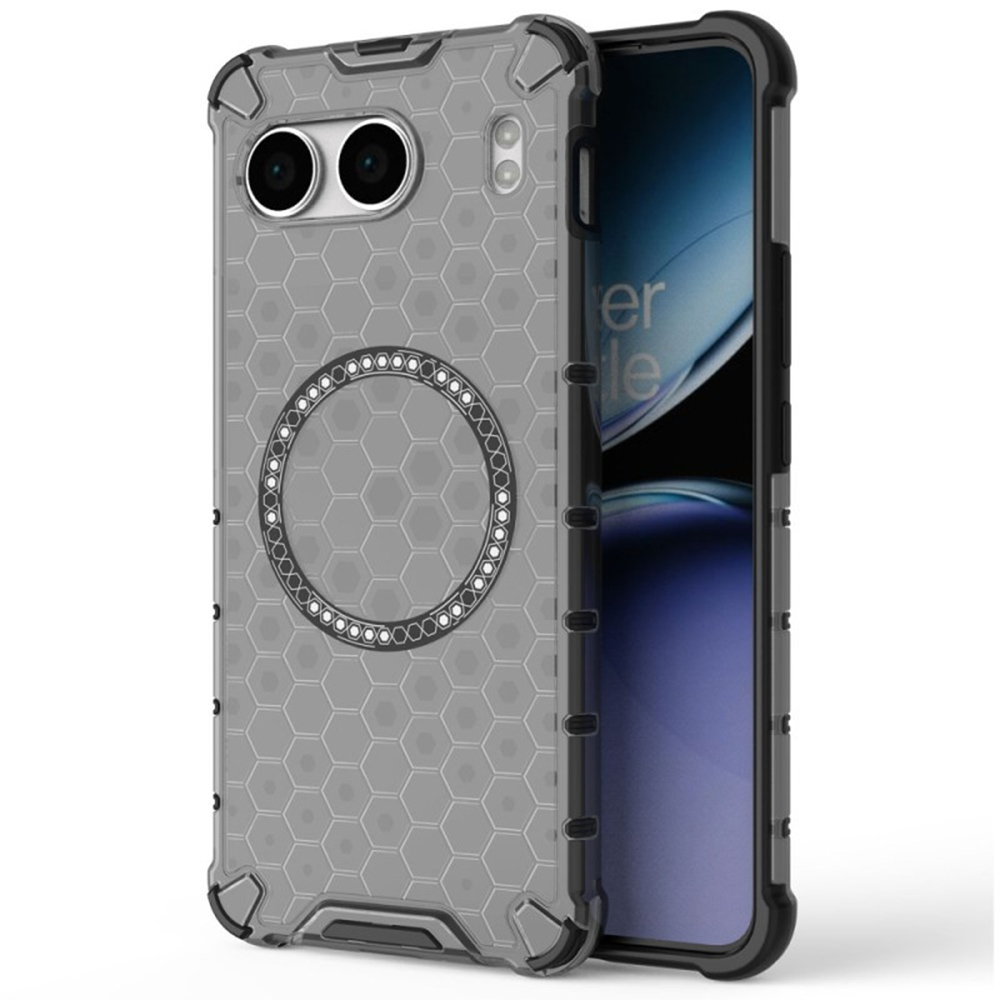 Techsuit – HoneyComb Shield MagSafe puzdro na OnePlus Nord 4 – čierne KF2348284
