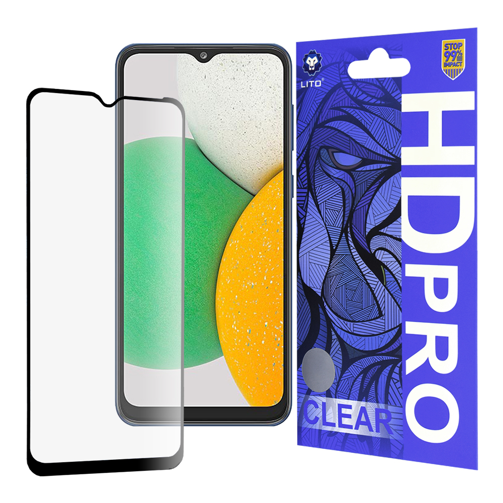 Lito – HD Pro Clear ochranné sklo na Samsung Galaxy A03 Core – čierny KF2348573