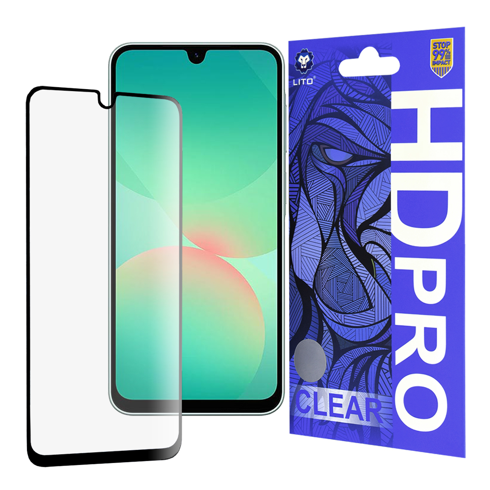 Lito – HD Pro Clear ochranné sklo na Samsung Galaxy A26 5G – čierny KF2348585
