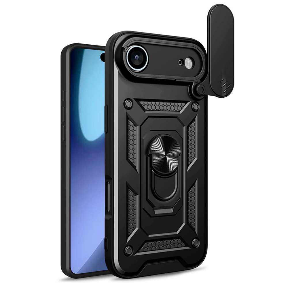 Techsuit – CamShield Series ochranný kryt na iPhone 17 Air – čierny KF2348744