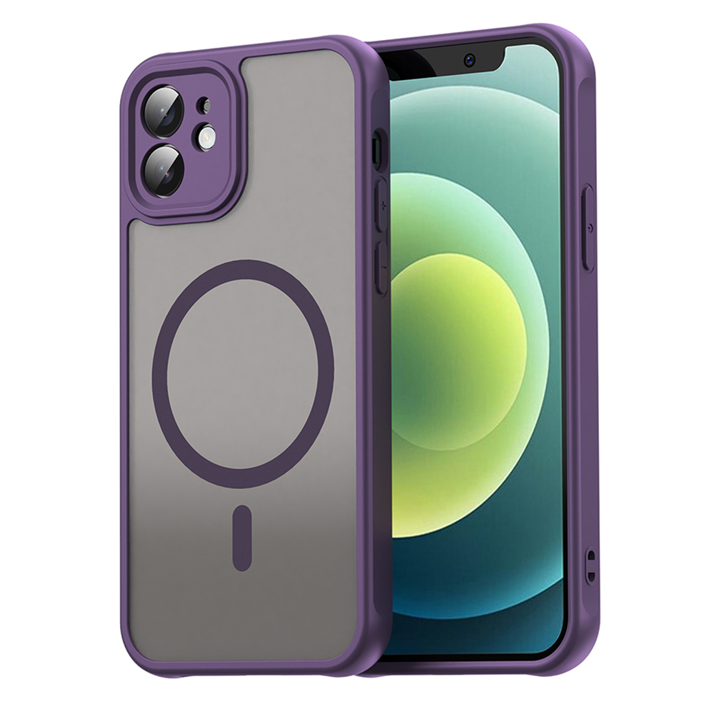 Techsuit – HaloFrost II MagSafe ochranný kryt na iPhone 12 – fialový KF2350912