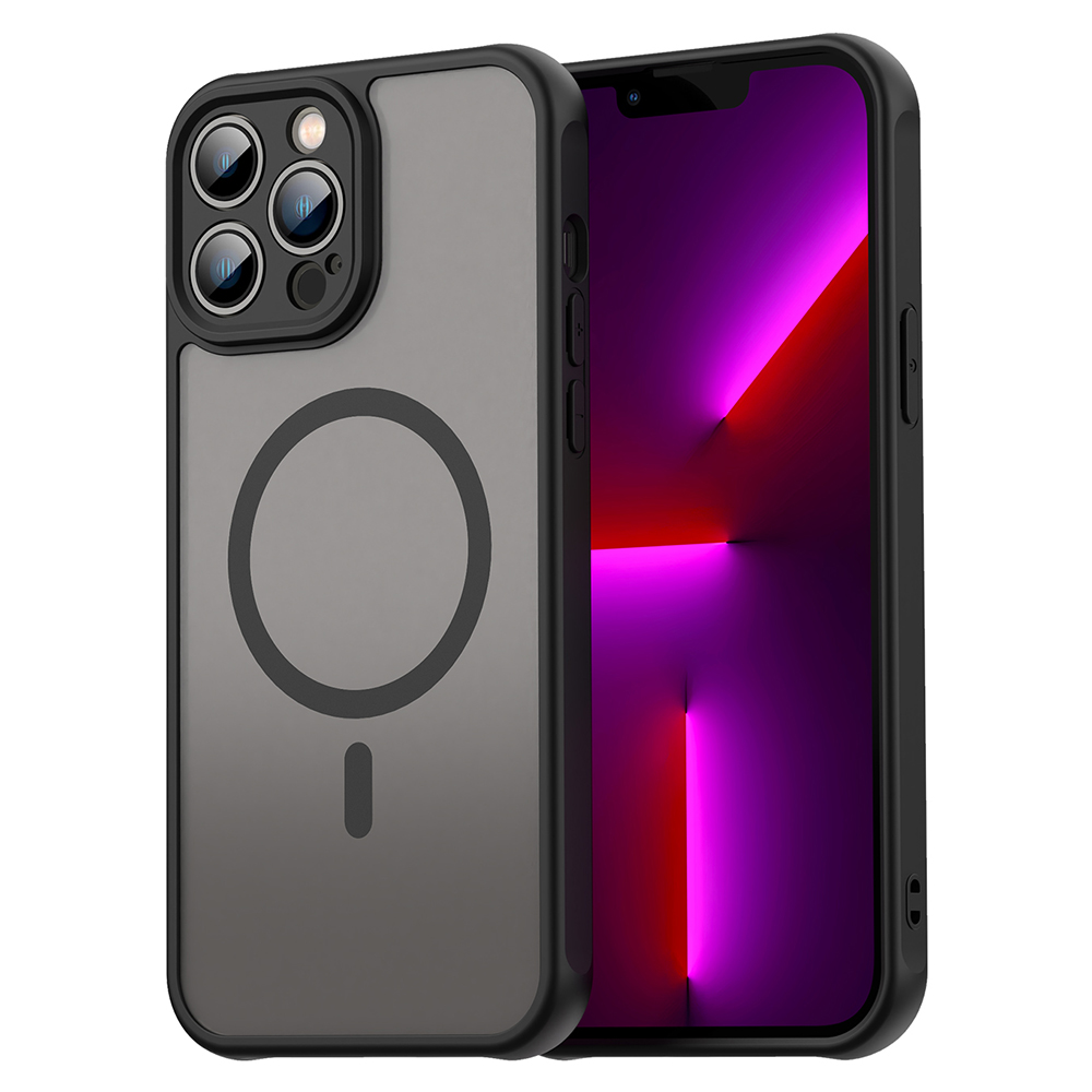 Techsuit – HaloFrost II MagSafe ochranný kryt na iPhone 13 Pro Max – čierny KF2350937