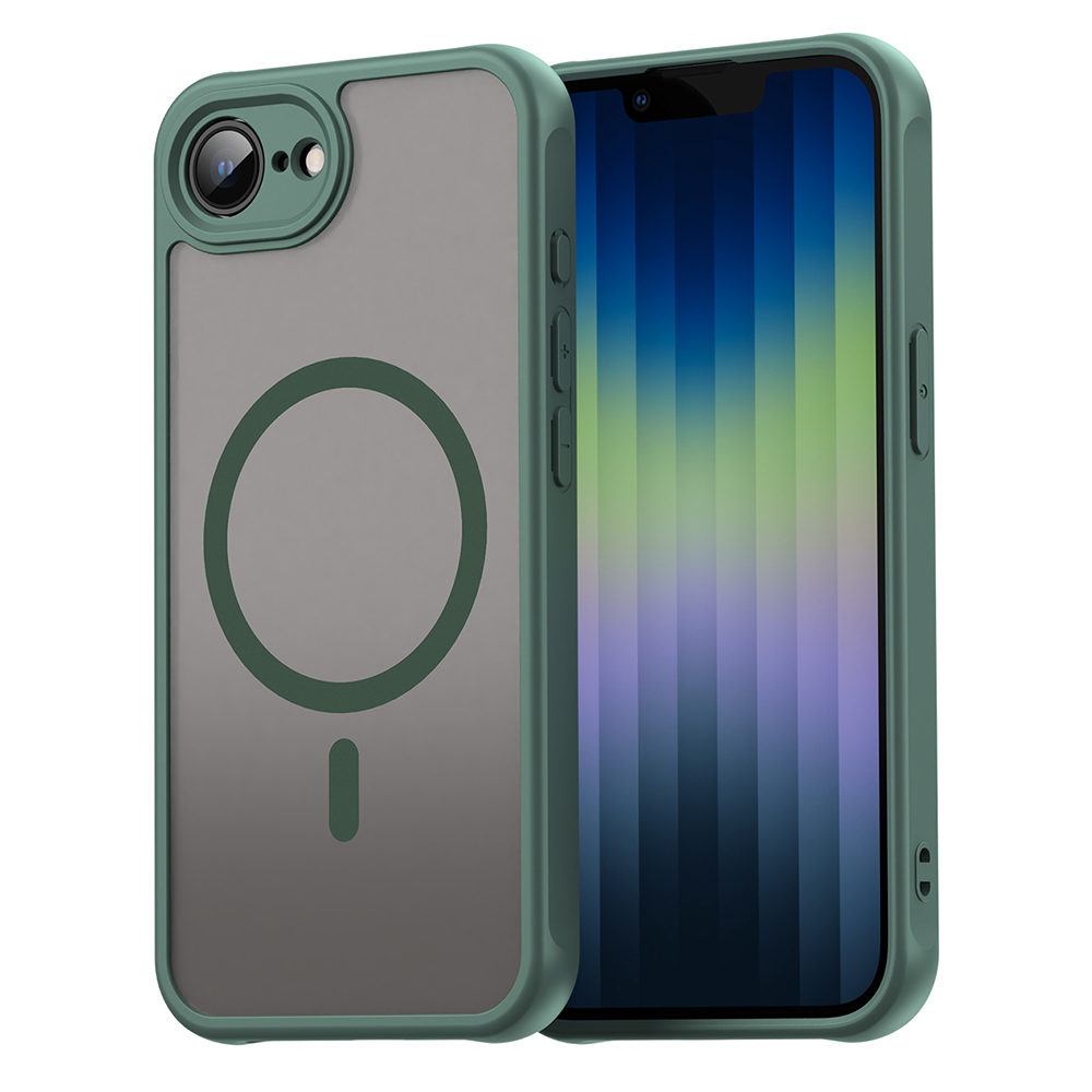 Techsuit – HaloFrost II MagSafe ochranný kryt na iPhone 16e – zelený KF2350974