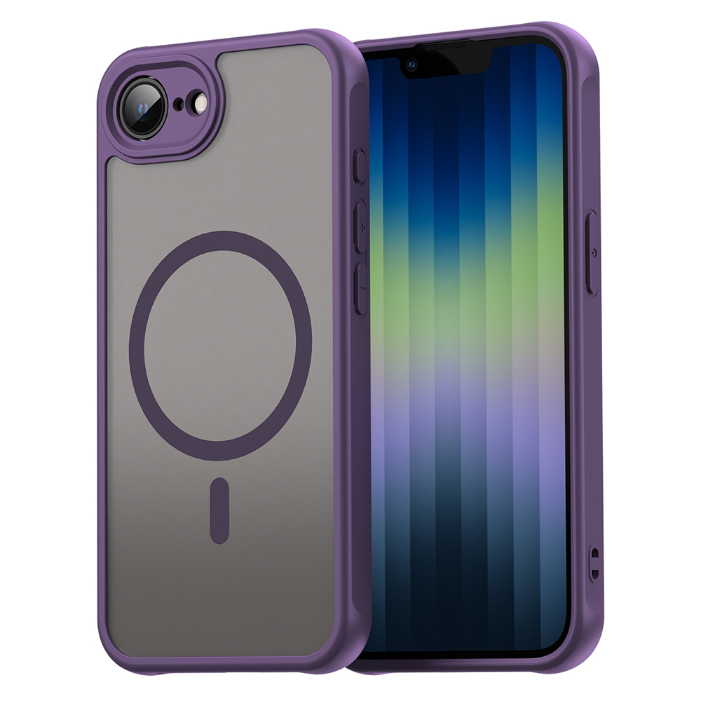 Techsuit – HaloFrost II MagSafe ochranný kryt na iPhone 16e – fialový KF2350976