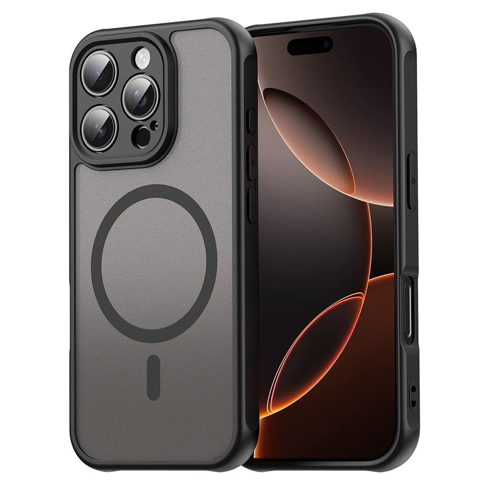 Techsuit – HaloFrost II MagSafe ochranný kryt na iPhone 16 Pro – čierny KF2350985