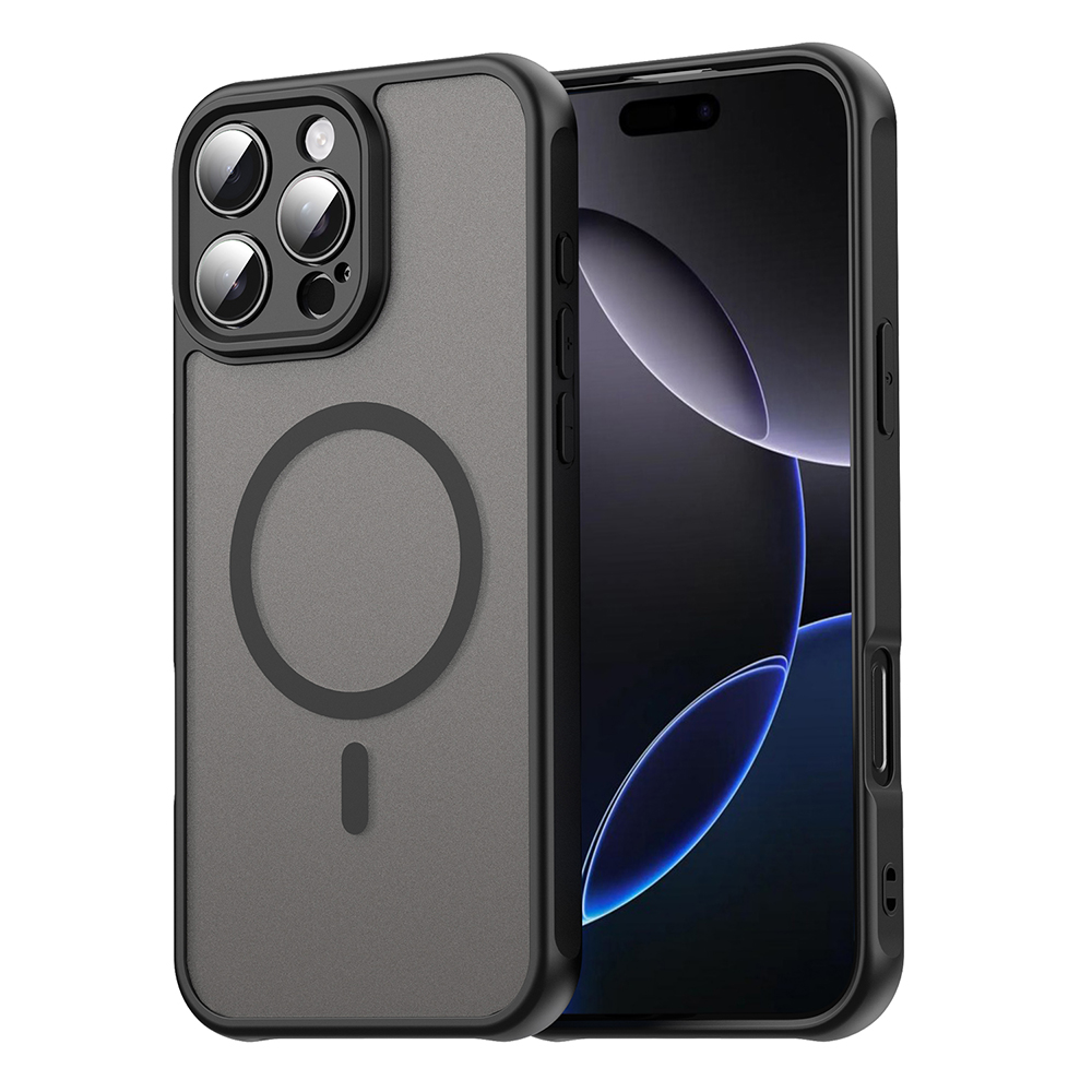 Techsuit – HaloFrost II MagSafe ochranný kryt na iPhone 16 Pro Max – čierny KF2350989