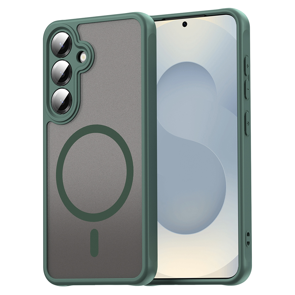 Techsuit – HaloFrost II MagSafe ochranný kryt na Samsung Galaxy S24 – zelený KF2351018