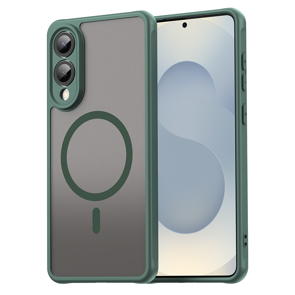 Techsuit – HaloFrost II MagSafe ochranný kryt na Samsung Galaxy S25 Edge – zelený KF2351062