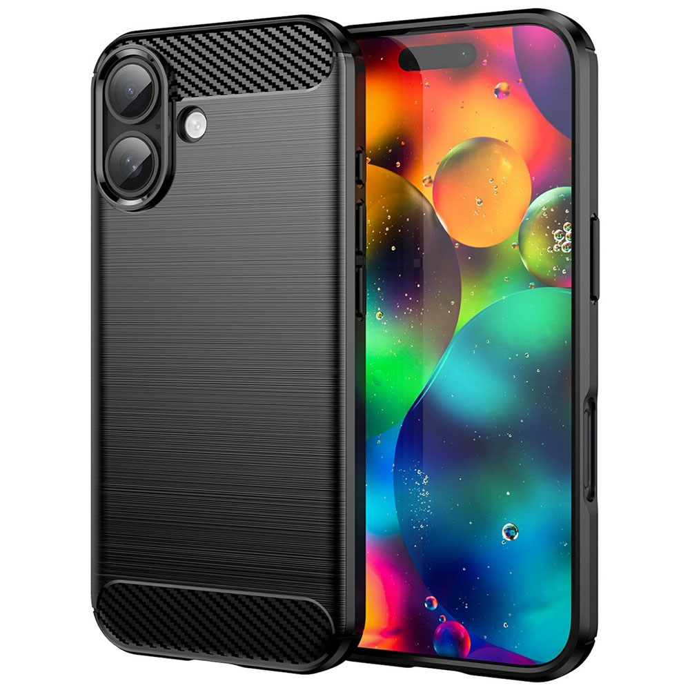 Techsuit - Carbon Silicone - iPhone 17 - Black KF2348712