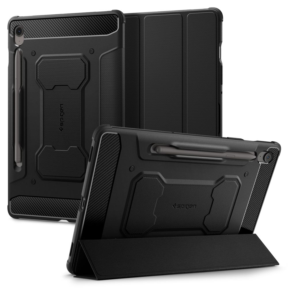 Spigen - Rugged Armor Pro - Samsung Galaxy Tab S9 / S10 FE - Black KF2352799