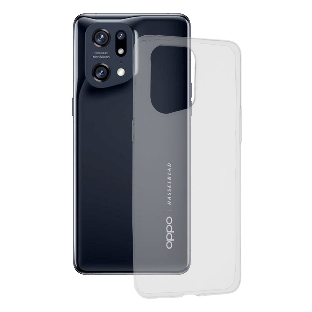 Techsuit - Clear Silicone - Oppo Find X5 Pro 5G - Transparent KF2310106