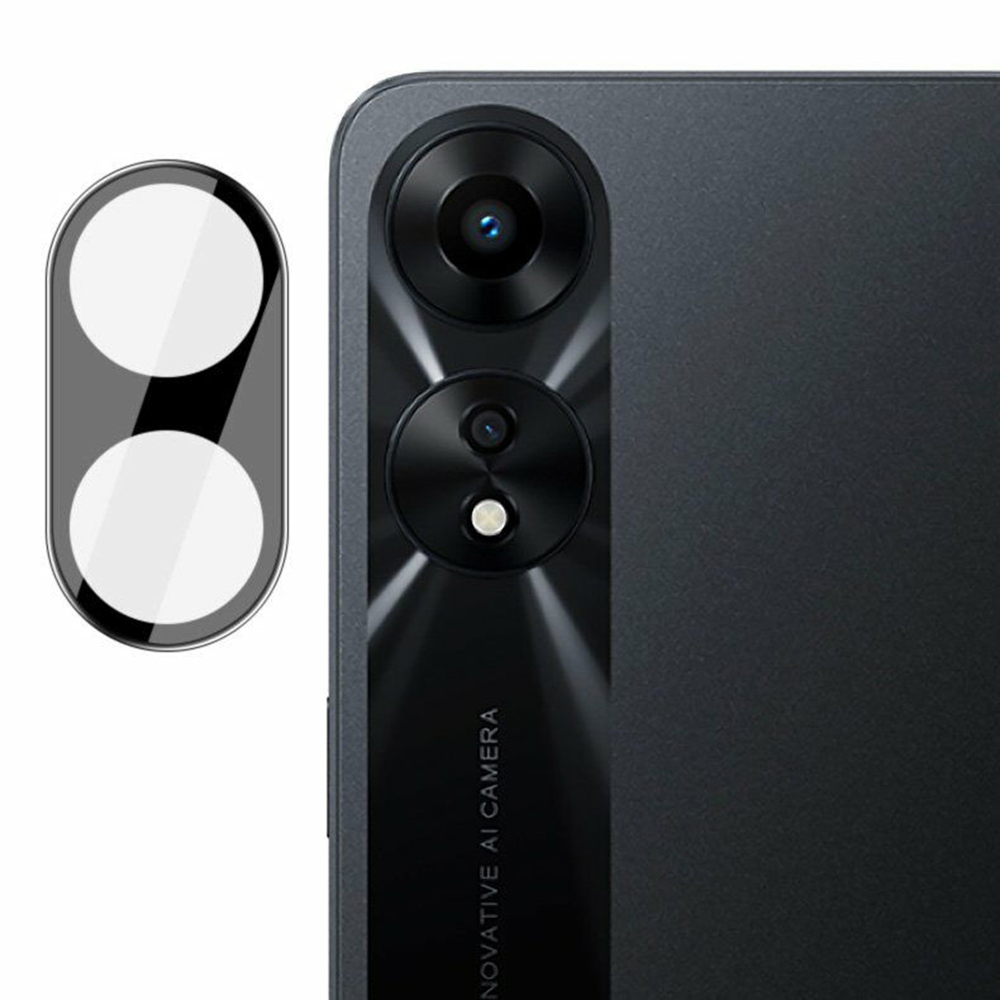 Techsuit - Full Camera Glass - Oppo A58 5G / A78 5G - Black KF2312846