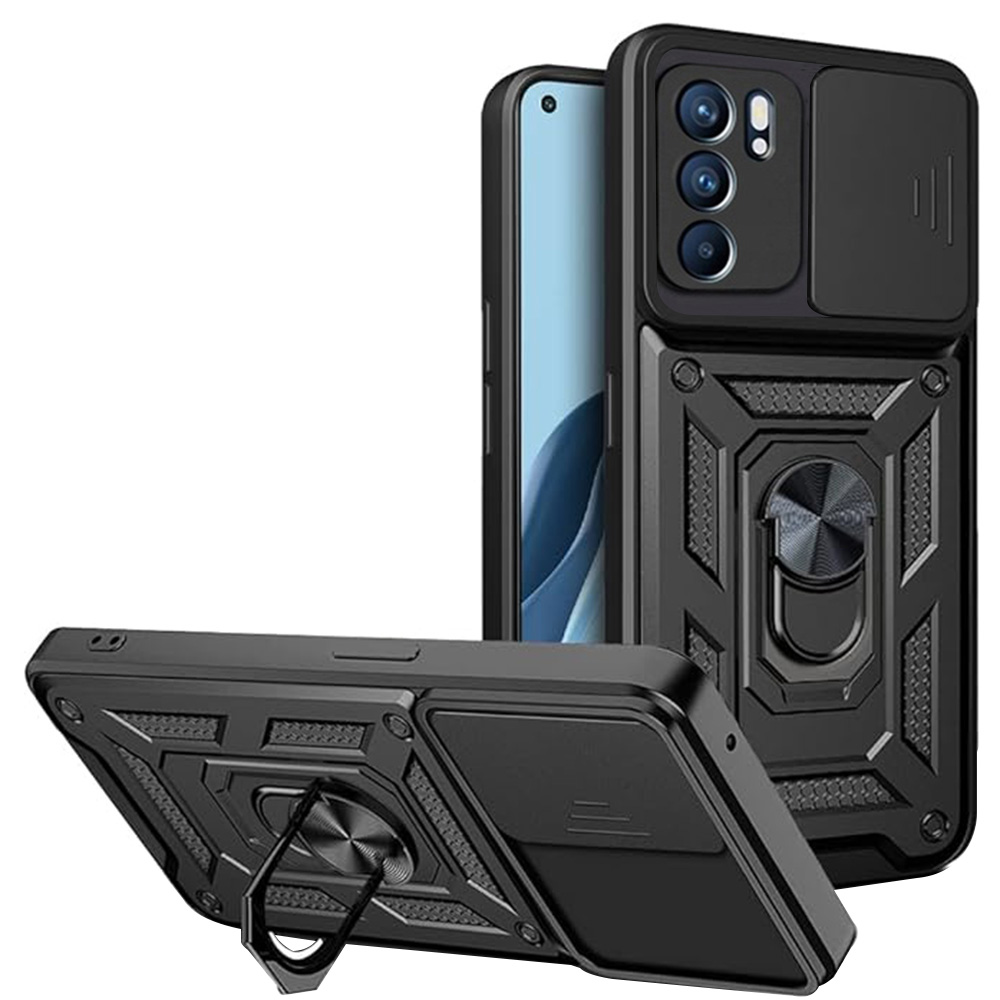 Techsuit - CamShield Series - Oppo Reno6 5G - Black KF2313036