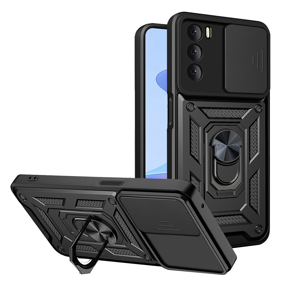 Techsuit - CamShield Series - Oppo A16 / A16s / A54s - Black KF2313039