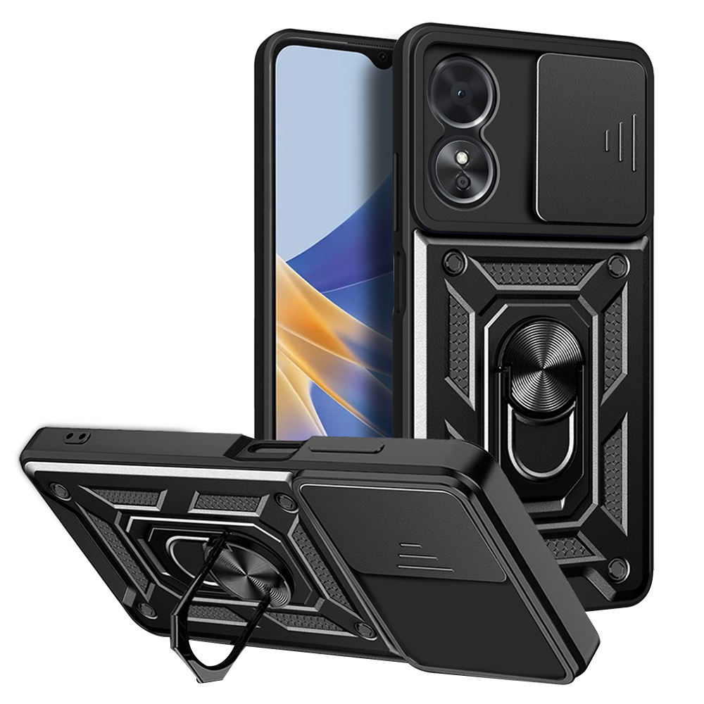 Techsuit - CamShield Series - Oppo A17 - Black KF2313057