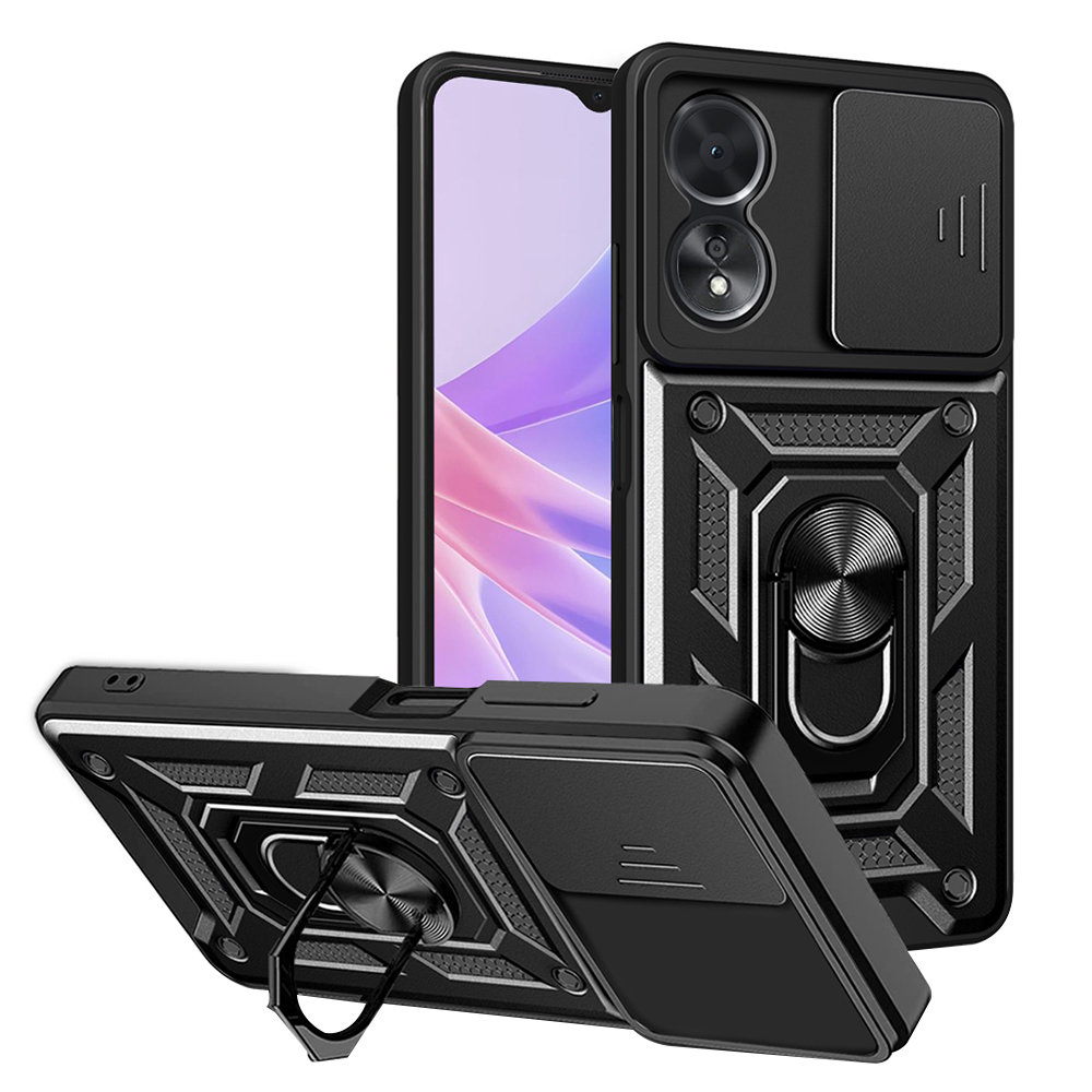 Techsuit - CamShield Series - Oppo A58 5G / A78 5G - Black KF2313061