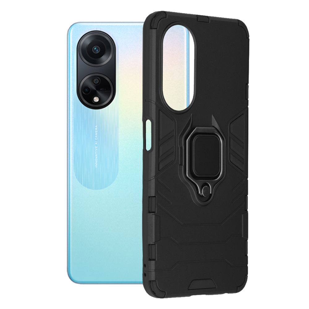 Techsuit - Silicone Shield - Oppo A98 5G - Black KF2315663