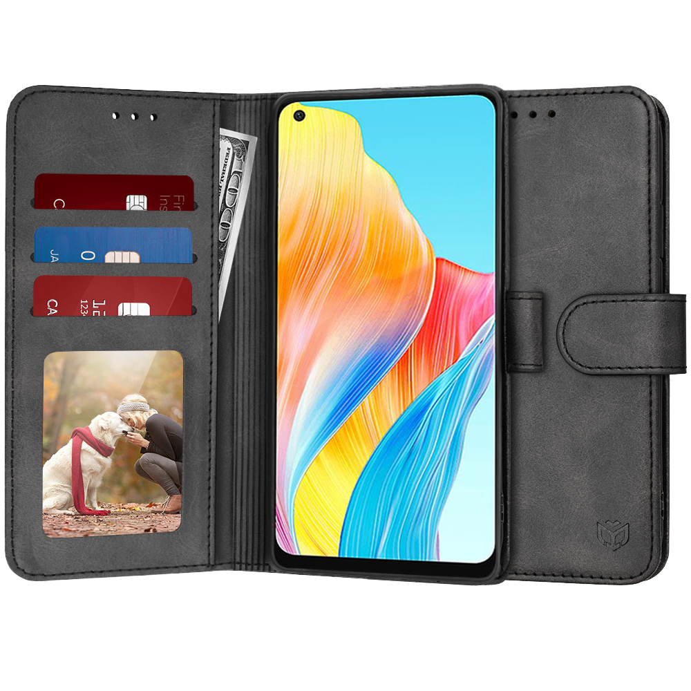 Techsuit - Diary Book - Oppo A78 4G - Black KF2321271