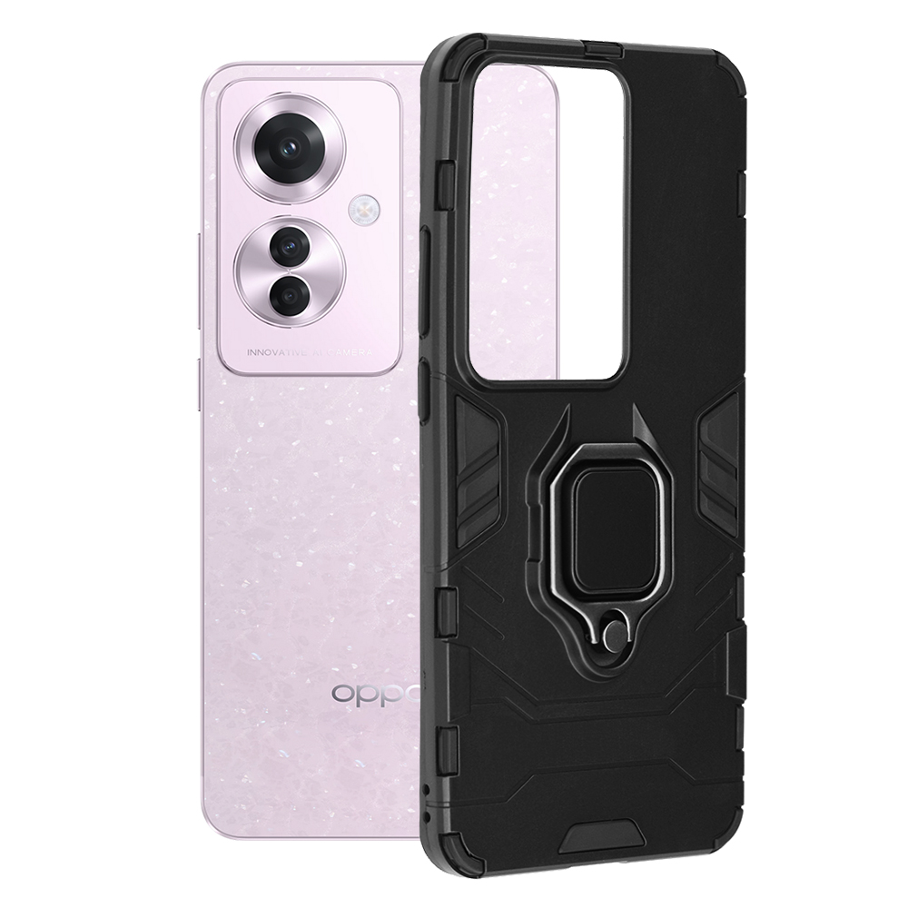 Techsuit - Silicone Shield - Oppo Reno11 F - Black KF2323305